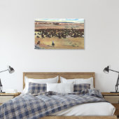 Colorado - Cowboys Rounding Canvas Afdruk (Insitu (Slaapkamer))