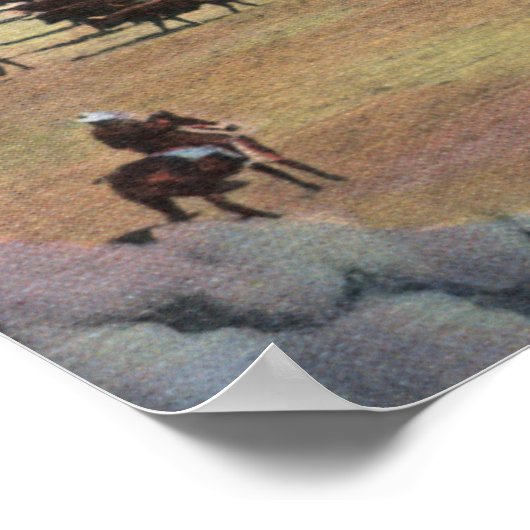 Colorado - Cowboys Rounding Poster (Hoek)