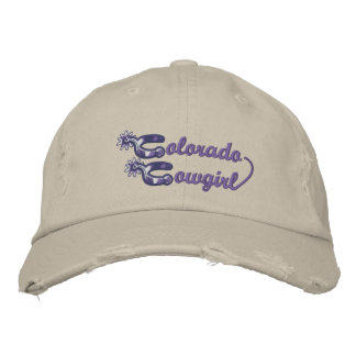 Colorado Cowgirl geborduurd pet