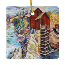 Colorado Crystal Mill Rocky Mountains Schilderij
