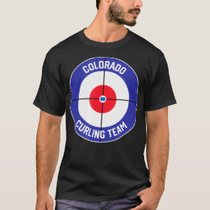 Colorado Curling Team Sweep Rock CO State T-shirt