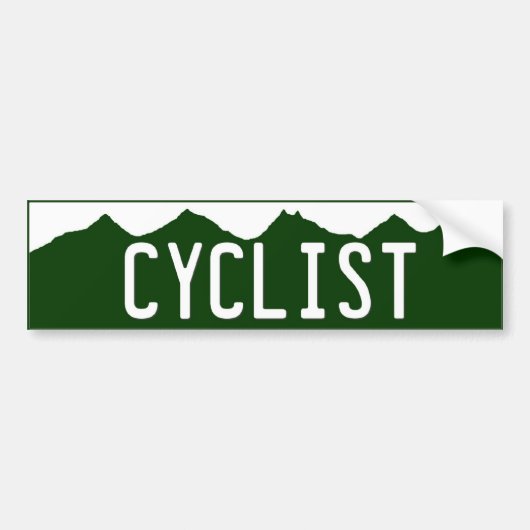 Colorado Cyclist Bumpersticker (Voorkant)