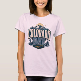 Colorado Dag, Colorado 150e patriottische Retro Mo T-shirt
