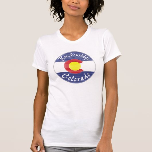 Colorado dames cirkelen t-shirt (Voorkant)