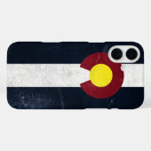 Colorado Dark Grunge Flag Case-Mate iPhone Case (Achterkant (horizontaal))