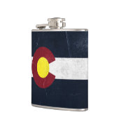 Colorado Dark Grunge Flag Heupfles (Links)