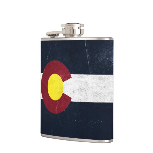 Colorado Dark Grunge Flag Heupfles (Links)