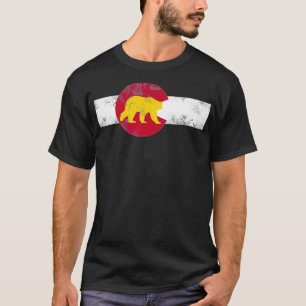Colorado Day State Flag Beer Mountains Denver Hiki T-shirt