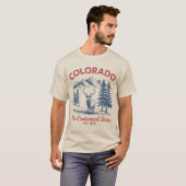 Colorado De Centennial State Outdoor T-shirt (Voorkant volledig)