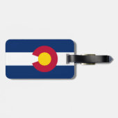 Colorado: De honderdjarige Amerikaanse staatsvlag Bagagelabel (Achterkant horizontaal)