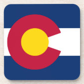 Colorado: De honderdjarige Amerikaanse staatsvlag Bier Onderzetter (Voorkant)