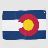 Colorado: De honderdjarige Amerikaanse staatsvlag Golfhanddoek (Horizontaal)