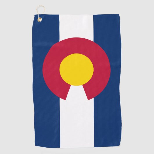 Colorado: De honderdjarige Amerikaanse staatsvlag Golfhanddoek (Voorkant)