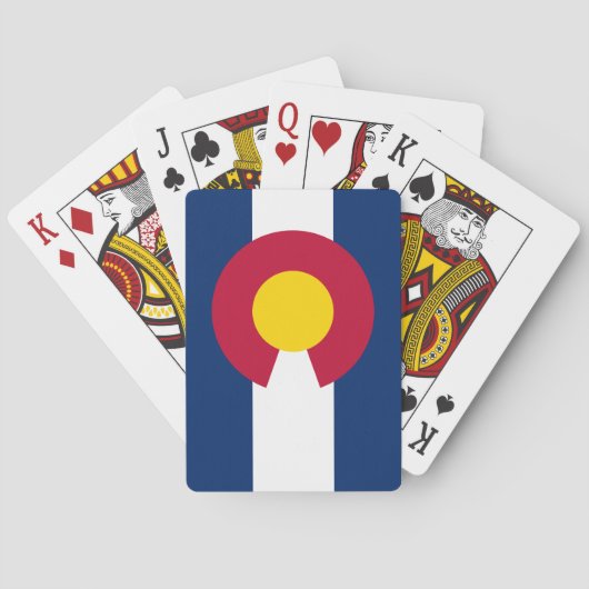 Colorado: De honderdjarige Amerikaanse staatsvlag Pokerkaarten (Achterkant)