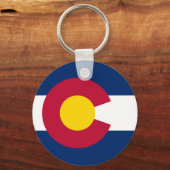 Colorado: De honderdjarige Amerikaanse staatsvlag Sleutelhanger (Voorkant)