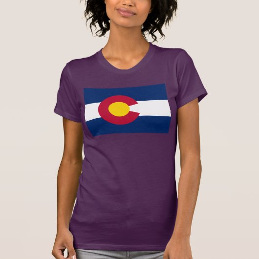 Colorado: De honderdjarige Amerikaanse staatsvlag T-shirt (Voorkant)