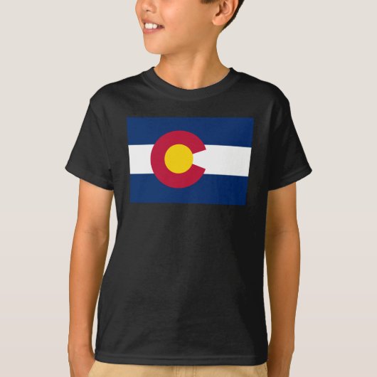 Colorado: De honderdjarige Amerikaanse staatsvlag T-shirt (Voorkant)