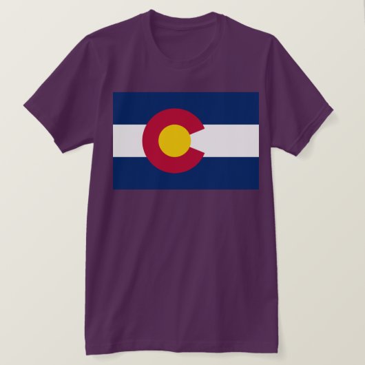 Colorado: De honderdjarige Amerikaanse staatsvlag T-shirt (Design voorkant)