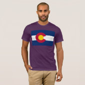 Colorado: De honderdjarige Amerikaanse staatsvlag T-shirt (Voorkant volledig)
