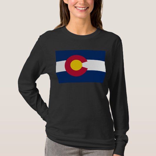 Colorado: De honderdjarige Amerikaanse staatsvlag T-shirt (Voorkant)