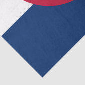 Colorado: De honderdjarige Amerikaanse staatsvlag Tissuepapier (Detail)