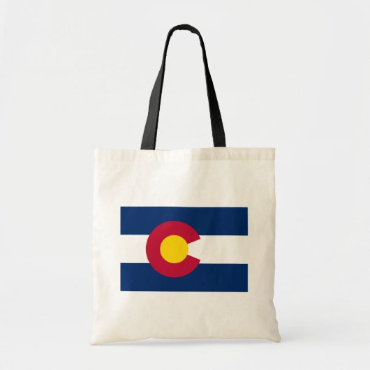 Colorado: De honderdjarige Amerikaanse staatsvlag Tote Bag (Voorkant)
