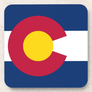 Colorado: De honderdjarige staatsvlag van de VS Bier Onderzetter