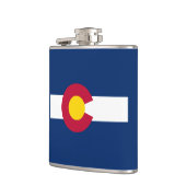 Colorado: De honderdjarige staatsvlag van de VS Heupfles (Links)