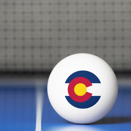 Colorado: De honderdjarige staatsvlag van de VS Pingpongbal (Net)