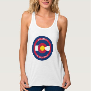 Colorado de speciale vlag van de honderdjarige sta tanktop