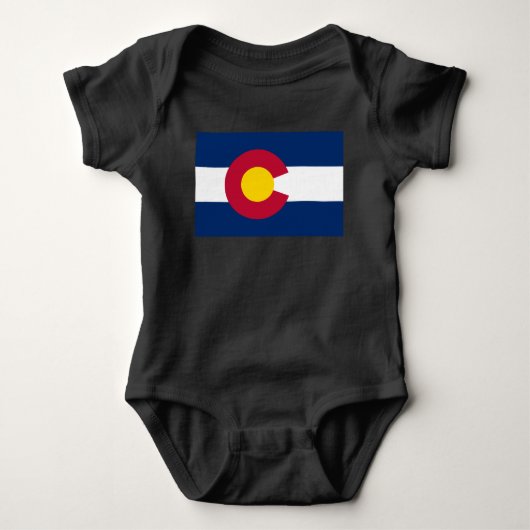 Colorado: De Vlag van de Centennial US-Staat Romper (Voorkant)