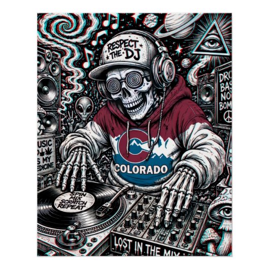 Colorado Dj-poster Perfect Poster (Voorkant)