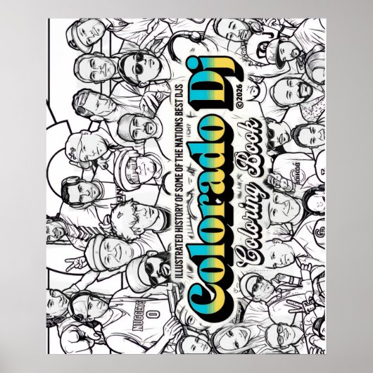 Colorado Dj-poster Poster (Voorkant)