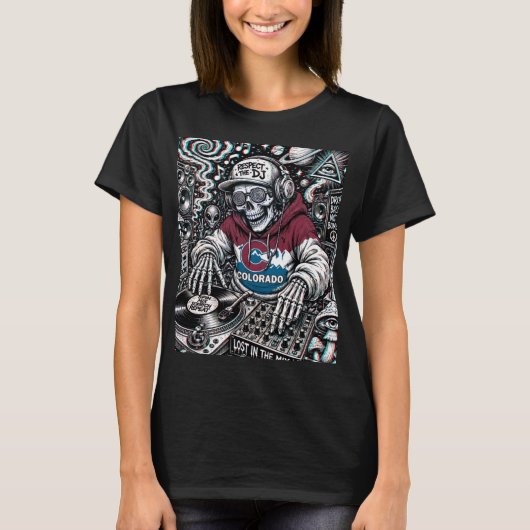 Colorado Dj vrouw t-shirt (Voorkant)