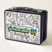 Colorado Djs kleurboek metalen lunchbox (Achterkant)