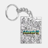 Colorado Djs kleurboek sleutelhanger (Voorkant Links)