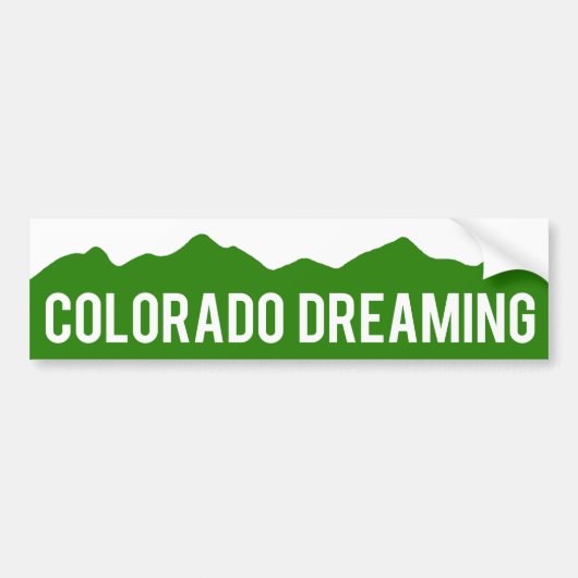 Colorado Dreaming Bumpersticker (Voorkant)