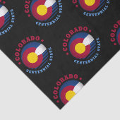 COLORADO-EEUWEEUW STAATSVLAG TISSUEPAPIER (Detail)