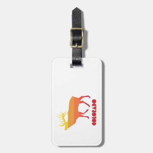 Colorado Elk Bagagelabel (Voorkant verticaal)