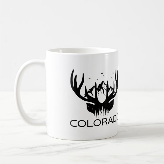 Colorado Elk Cool Colorado Elk Hunter Koffiemok (Links)