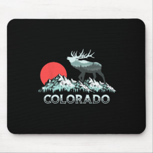 Colorado Elk Hunter Conservation Retro Gra Muismat