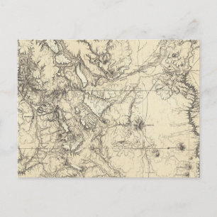 Colorado en New Mexico Briefkaart