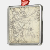 Colorado en New Mexico Metalen Ornament (Links)