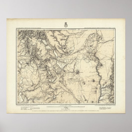 Colorado en New Mexico Poster (Voorkant)