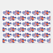 Colorado en Vlaggenharten Inpakpapier Vel (Voorkant 2)