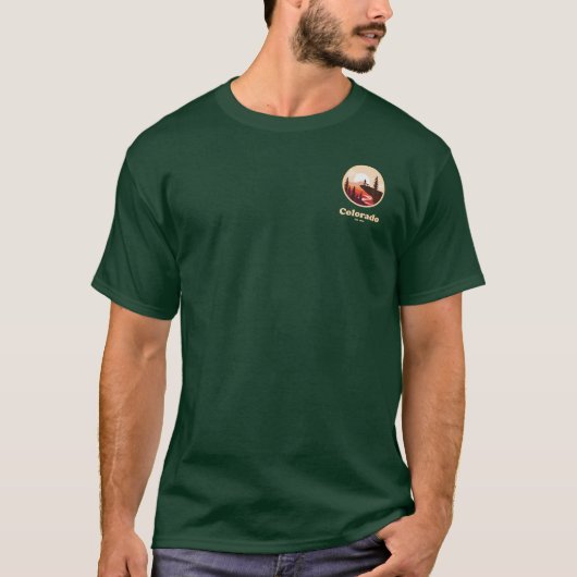 Colorado Est 1876 Dark T-Shirt (Voorkant)