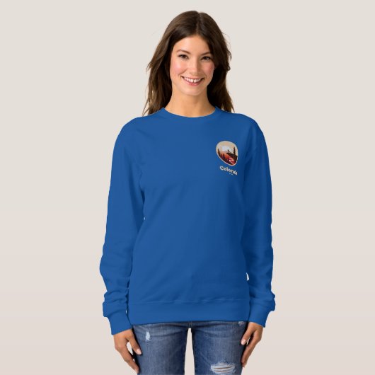 Colorado Est 1876 Women's Sweatshirt (Voorkant volledig)