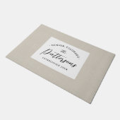 Colorado Family Monogram State Doormat Deurmat (Schuin)