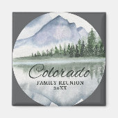 Colorado Family Reunion Mountain Fridge Magneet (Voorkant)