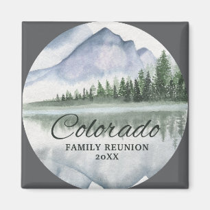 Colorado Family Reunion Mountain Fridge Magneet